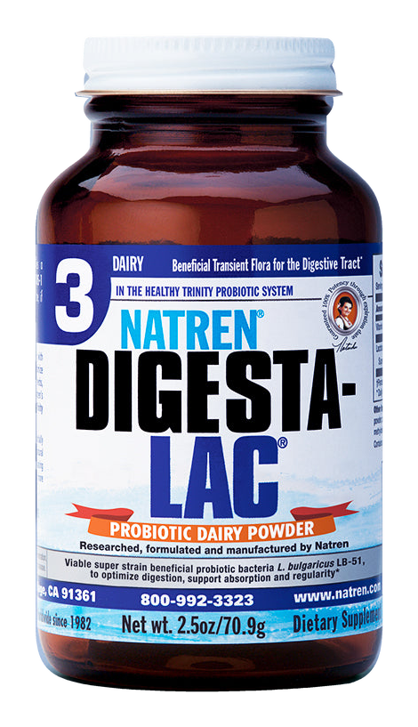 Digesta-Lac - Powder — 2.5oz powder in current packaging