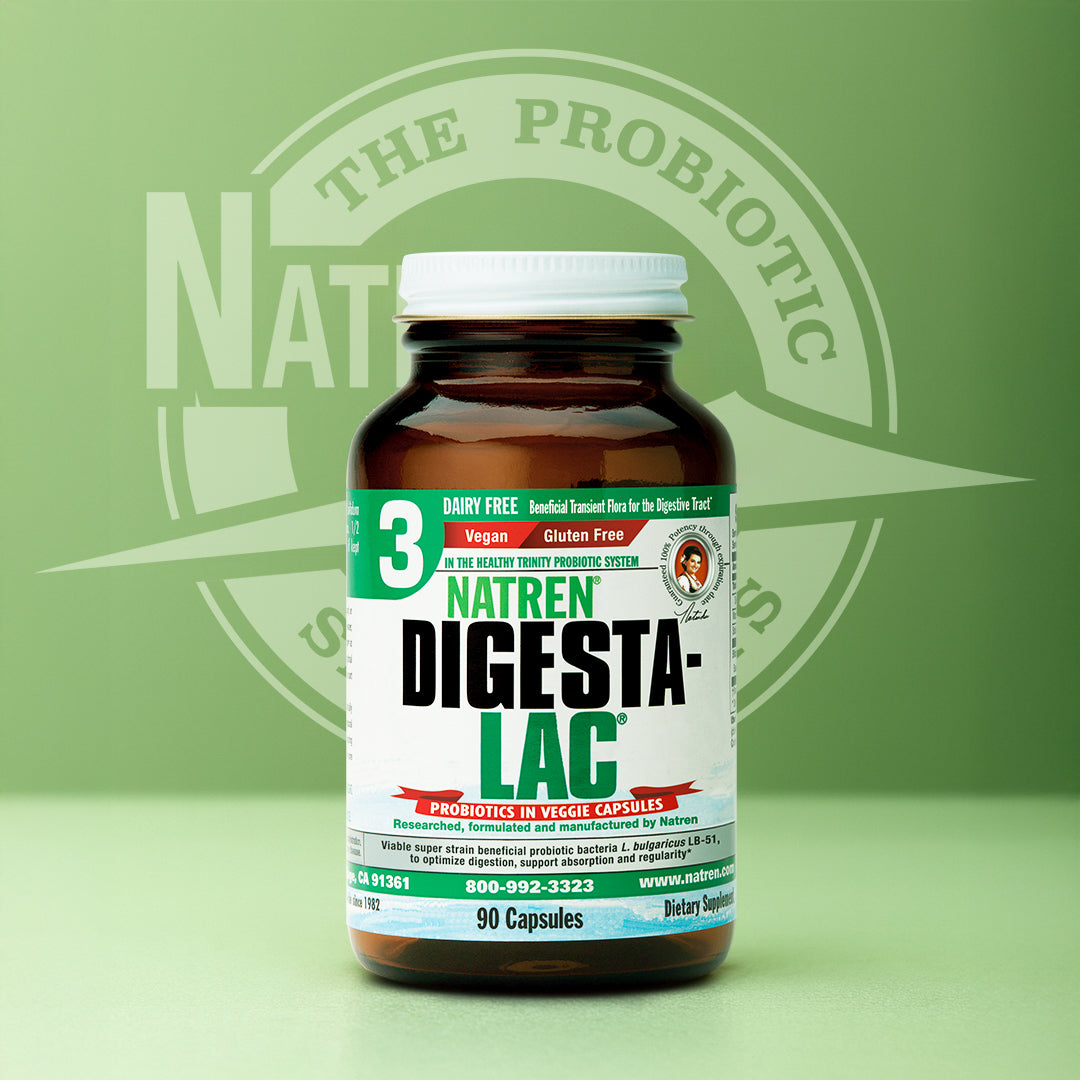 Natren Digesta-Lac, Probiotic Capsules for Digestion Support, Vegan Natren Digesta-Lac, Probiotic Capsules for Digestion Support, Vegan