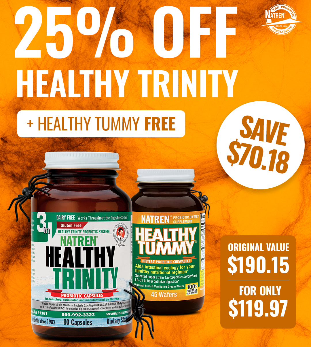 Healthy Trinity 90 + Healthy Tummy FREE