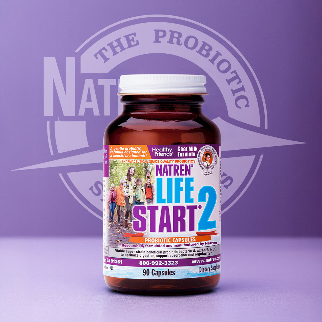 Natren Life Start 2, Probiotic Capsules, Gentle Goat's Milk Formula ...