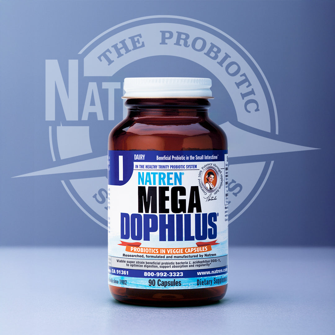 Natren Megadophilus, Probiotic Capsules for Digestion, Dairy