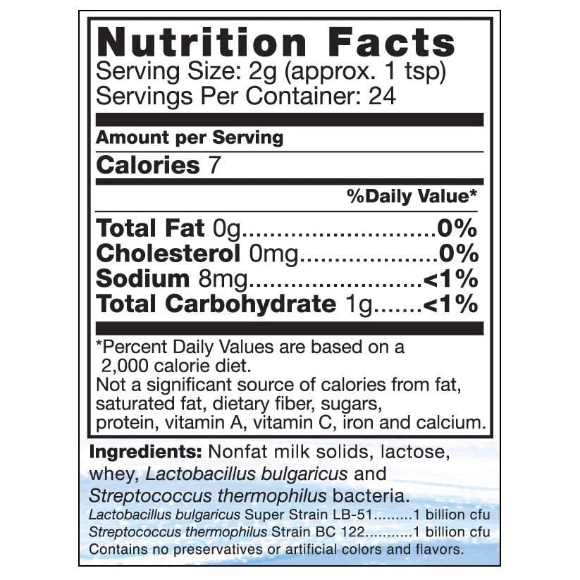 Yogurt Starter - Powder